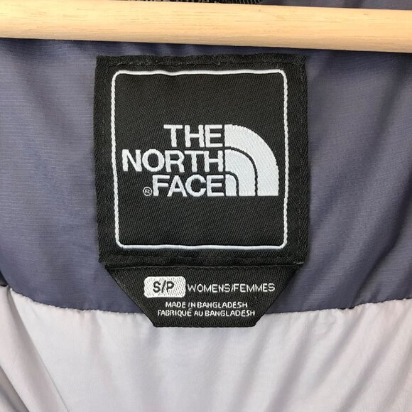 North Face Women Puffer Coat Vest Full Zip 700 Fill Goose Down Winter Purple S - Picture 10 of 13